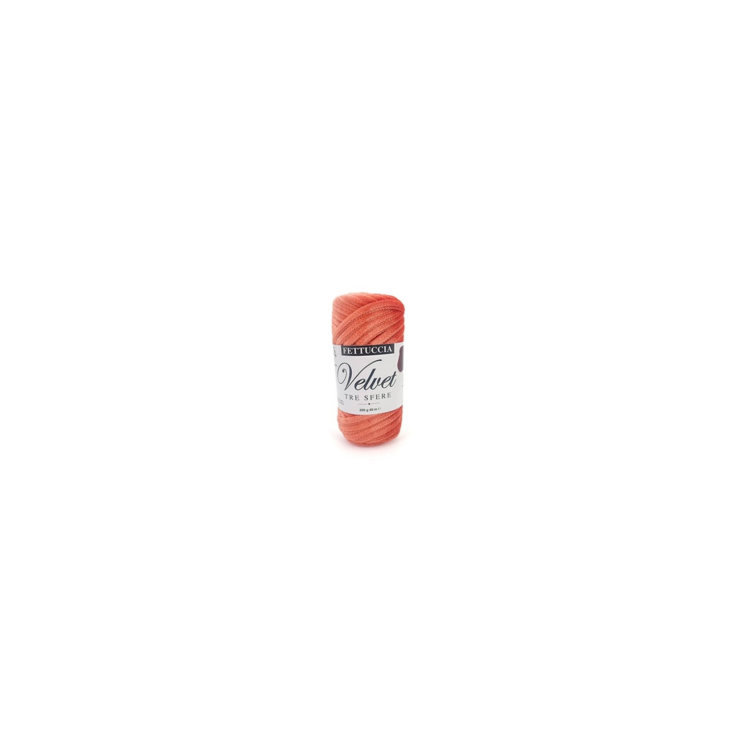 Fettuccia "Velvet" Tre Sfere Rocca Velluto da 200 gr 90% Poliestere 10% Elastan
