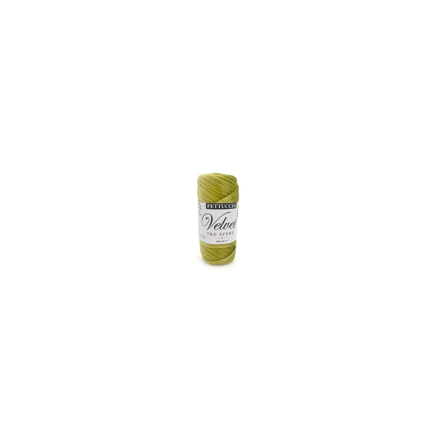 Fettuccia "Velvet" Tre Sfere Rocca Velluto da 200 gr 90% Poliestere 10% Elastan
