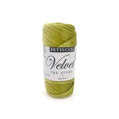 Fettuccia "Velvet" Tre Sfere Rocca Velluto da 200 gr 90% Poliestere 10% Elastan