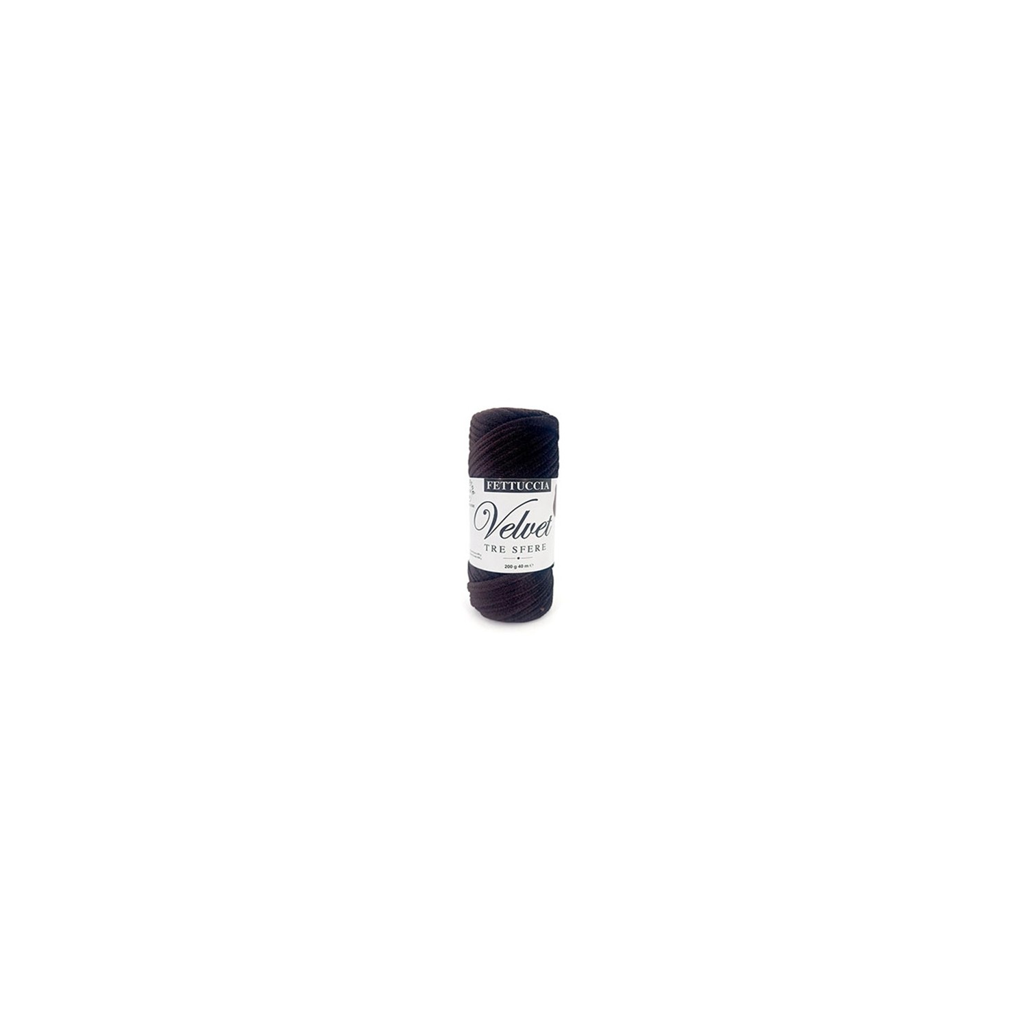Fettuccia "Velvet" Tre Sfere Rocca Velluto da 200 gr 90% Poliestere 10% Elastan