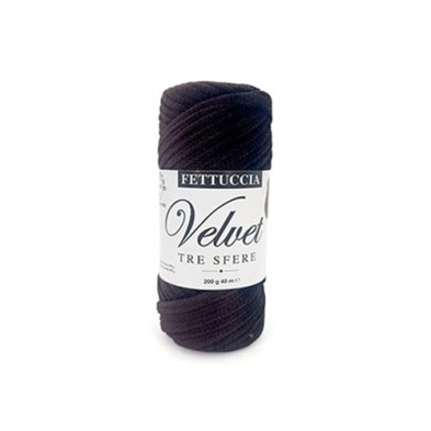 Fettuccia "Velvet" Tre Sfere Rocca Velluto da 200 gr 90% Poliestere 10% Elastan