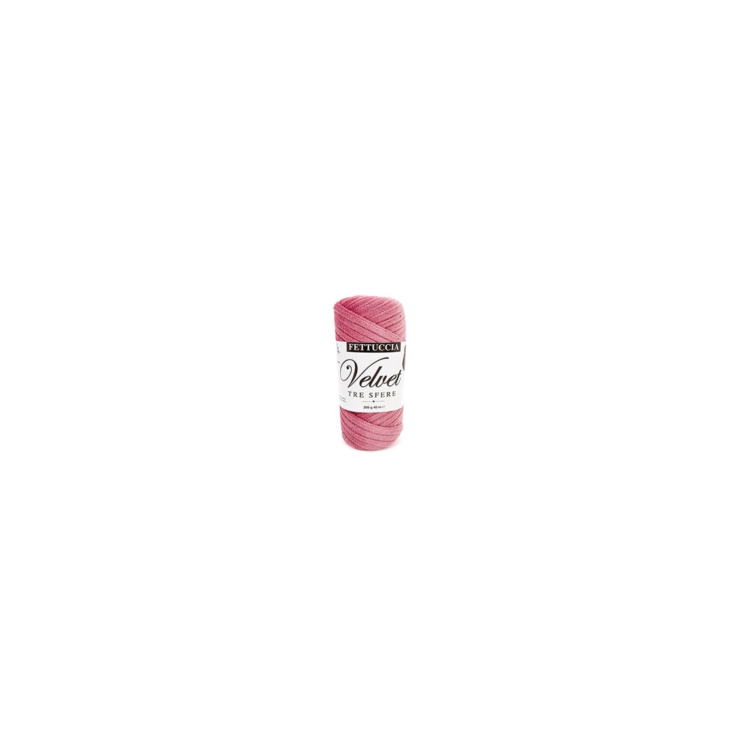 Fettuccia "Velvet" Tre Sfere Rocca Velluto da 200 gr 90% Poliestere 10% Elastan