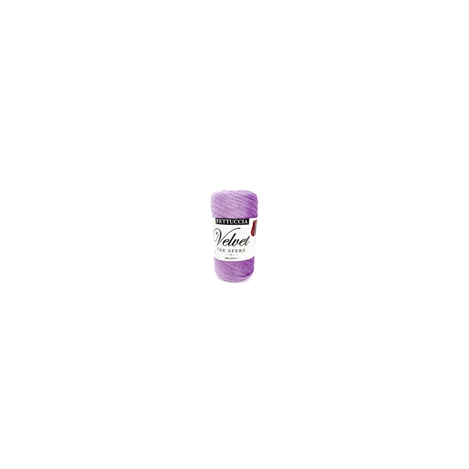 Fettuccia "Velvet" Tre Sfere Rocca Velluto da 200 gr 90% Poliestere 10% Elastan