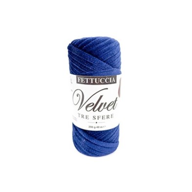 Fettuccia "Velvet" Tre Sfere Rocca Velluto da 200 gr 90% Poliestere 10% Elastan