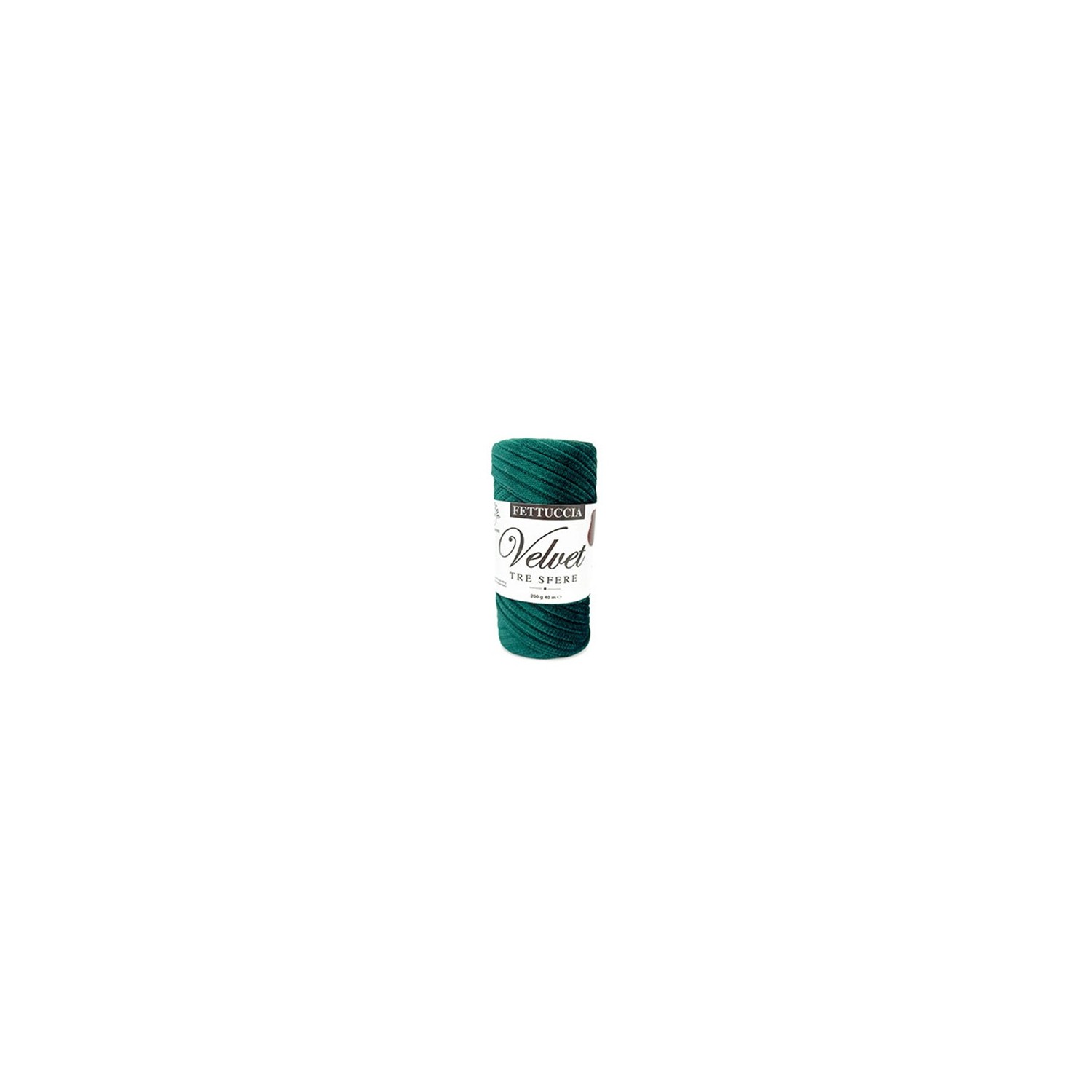 Fettuccia "Velvet" Tre Sfere Rocca Velluto da 200 gr 90% Poliestere 10% Elastan