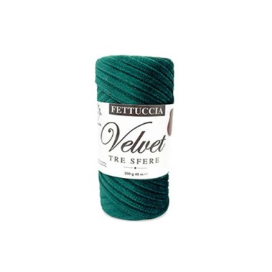 Fettuccia "Velvet" Tre Sfere Rocca Velluto da 200 gr 90% Poliestere 10% Elastan