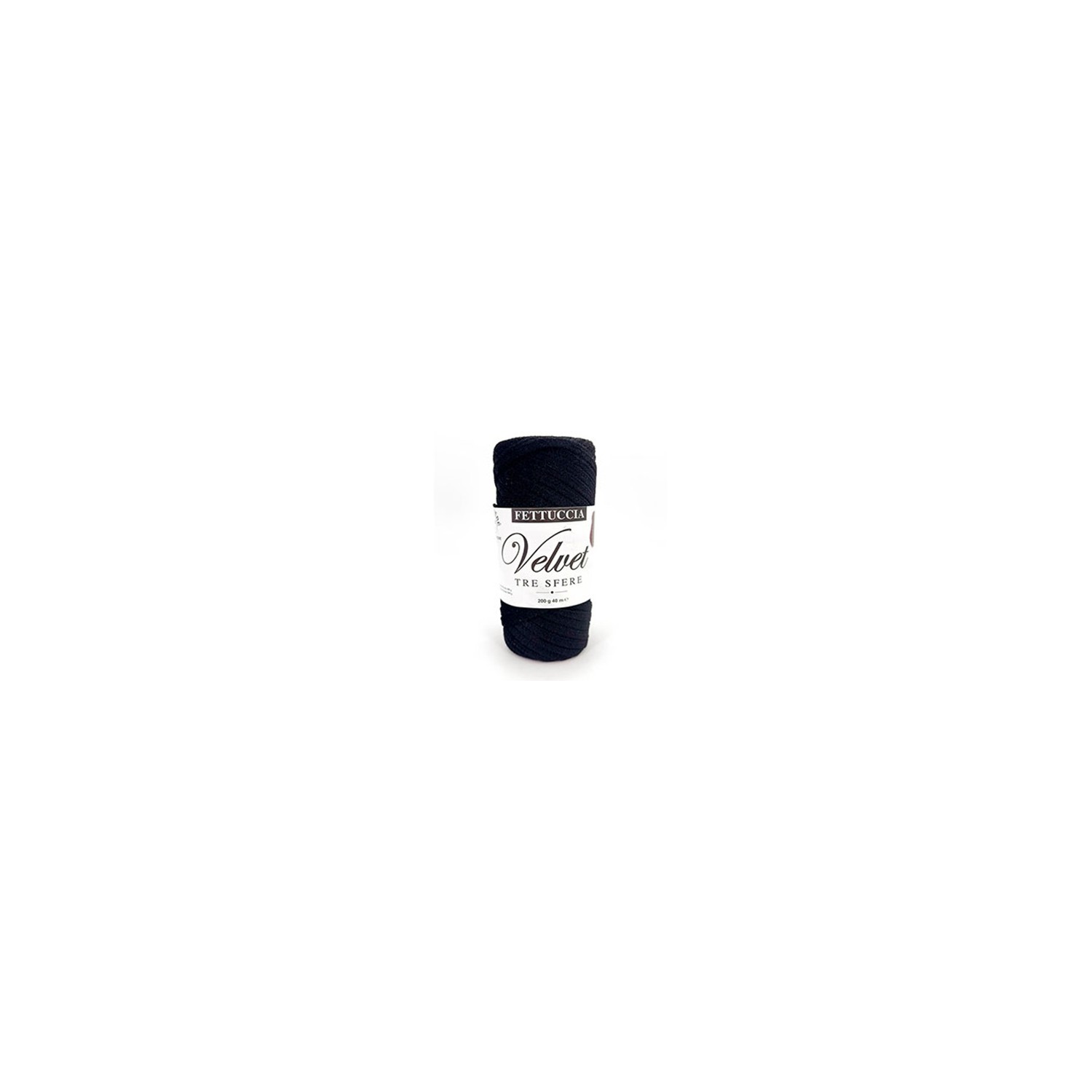 Fettuccia "Velvet" Tre Sfere Rocca Velluto da 200 gr 90% Poliestere 10% Elastan
