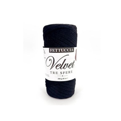 Fettuccia "Velvet" Tre Sfere Rocca Velluto da 200 gr 90% Poliestere 10% Elastan