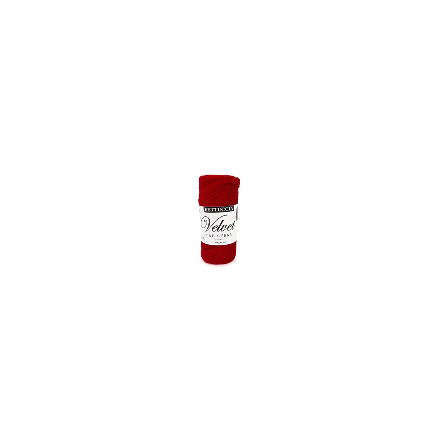 Fettuccia "Velvet" Tre Sfere Rocca Velluto da 200 gr 90% Poliestere 10% Elastan