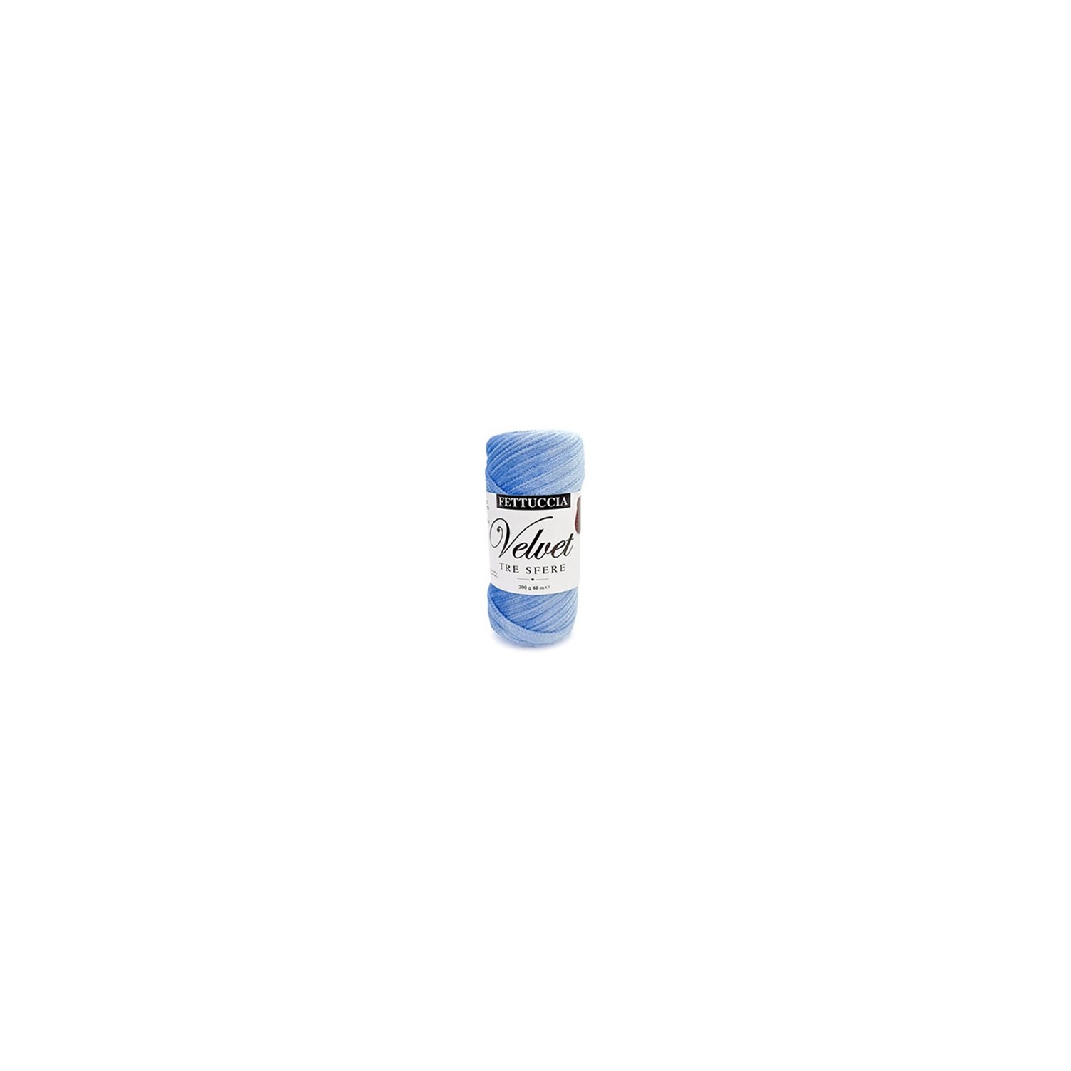 Fettuccia "Velvet" Tre Sfere Rocca Velluto da 200 gr 90% Poliestere 10% Elastan