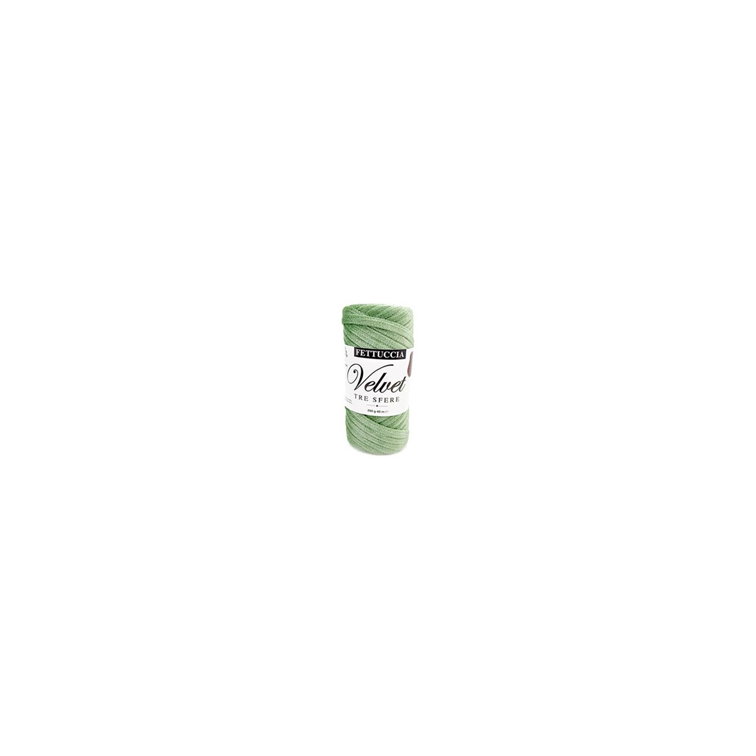 Fettuccia "Velvet" Tre Sfere Rocca Velluto da 200 gr 90% Poliestere 10% Elastan