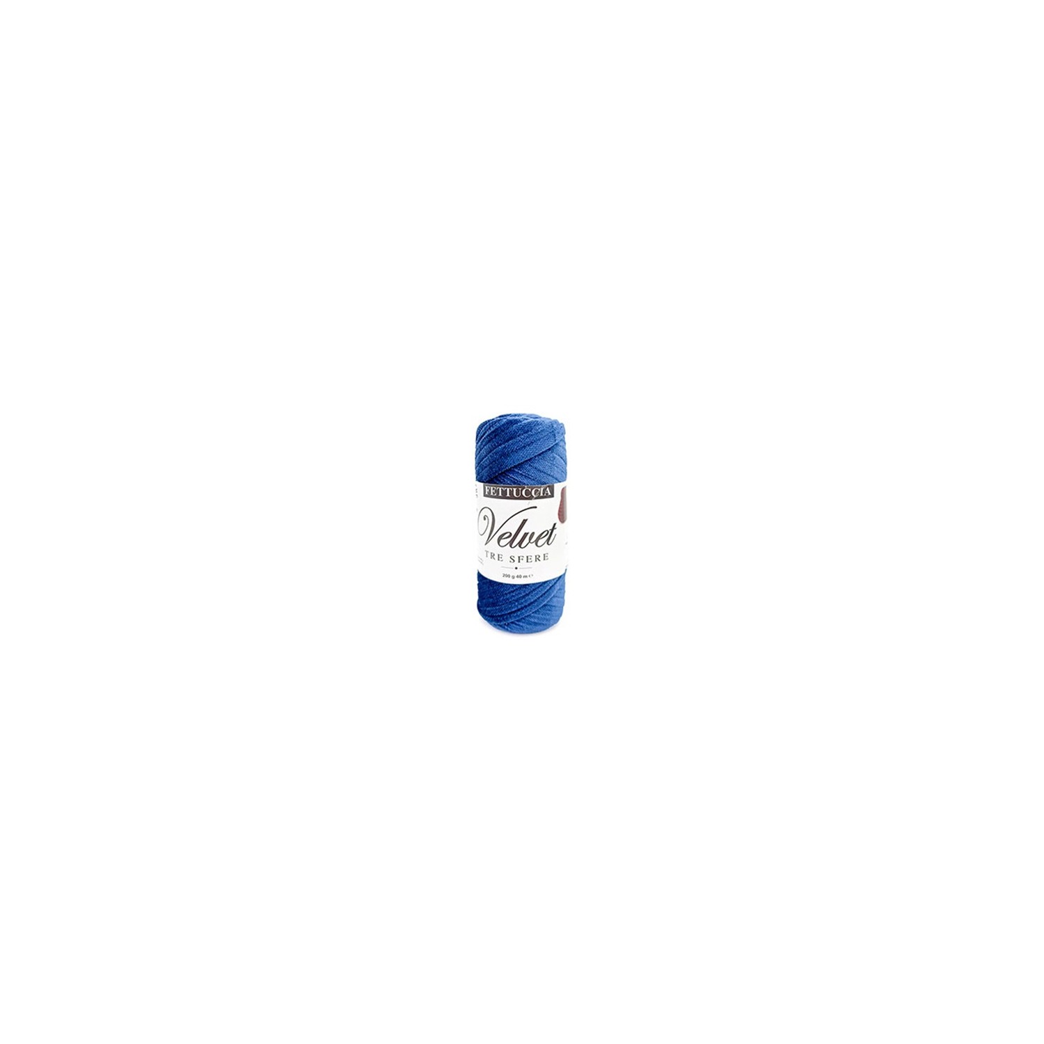 Fettuccia "Velvet" Tre Sfere Rocca Velluto da 200 gr 90% Poliestere 10% Elastan