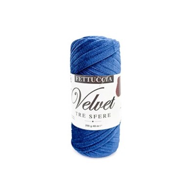 Fettuccia "Velvet" Tre Sfere Rocca Velluto da 200 gr 90% Poliestere 10% Elastan