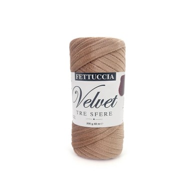 Fettuccia "Velvet" Tre Sfere Rocca Velluto da 200 gr 90% Poliestere 10% Elastan