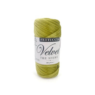 Fettuccia "Velvet" Tre Sfere Rocca Velluto da 200 gr 90% Poliestere 10% Elastan
