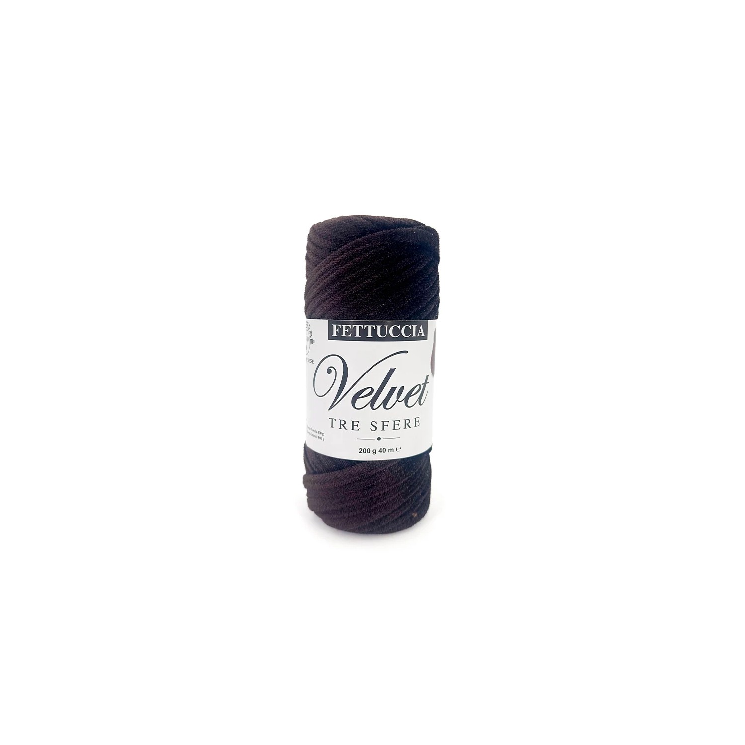 Fettuccia "Velvet" Tre Sfere Rocca Velluto da 200 gr 90% Poliestere 10% Elastan