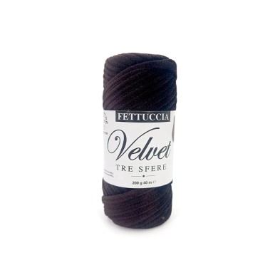 Fettuccia "Velvet" Tre Sfere Rocca Velluto da 200 gr 90% Poliestere 10% Elastan