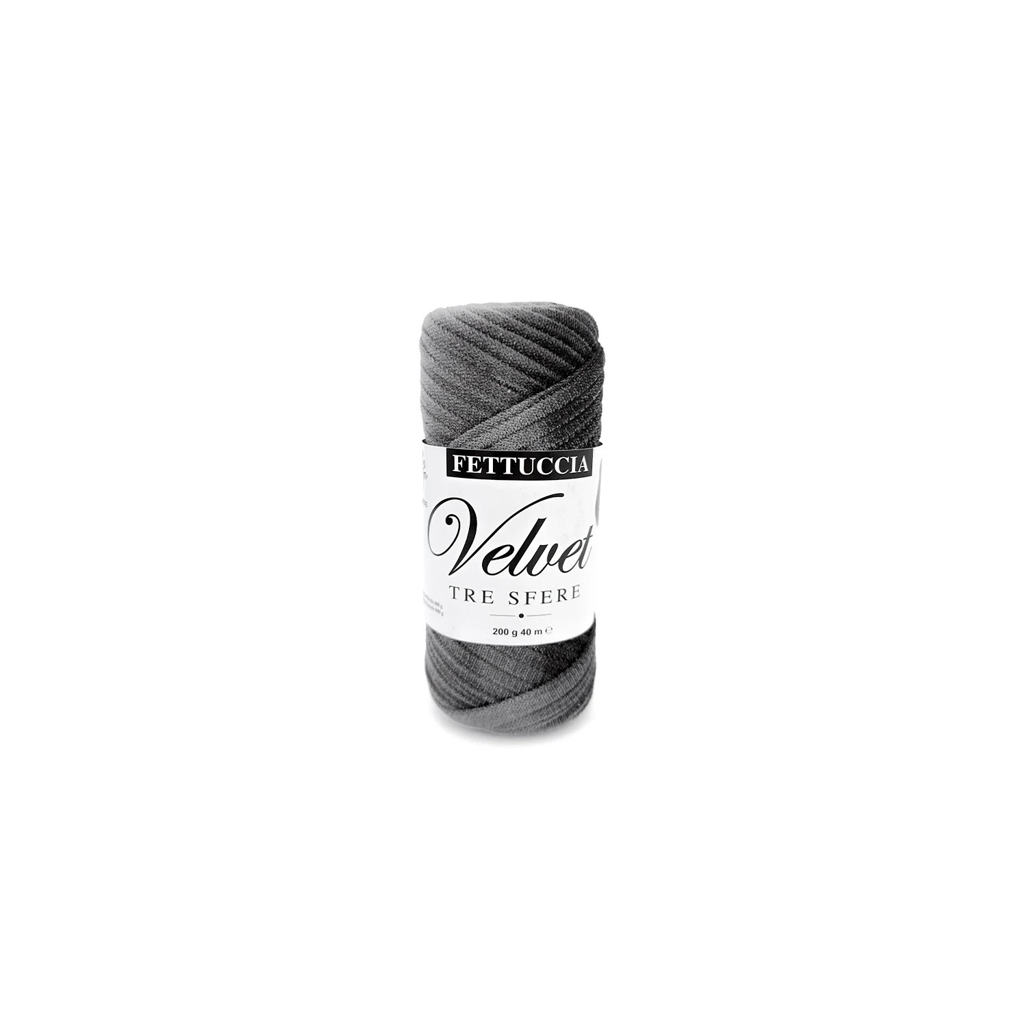 Fettuccia "Velvet" Tre Sfere Rocca Velluto da 200 gr 90% Poliestere 10% Elastan