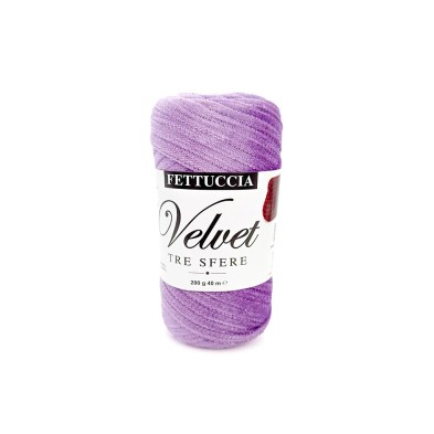 Fettuccia "Velvet" Tre Sfere Rocca Velluto da 200 gr 90% Poliestere 10% Elastan