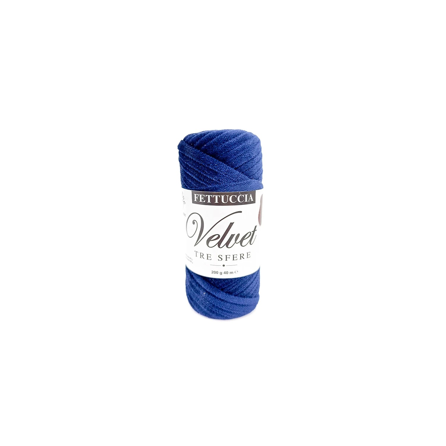 Fettuccia "Velvet" Tre Sfere Rocca Velluto da 200 gr 90% Poliestere 10% Elastan
