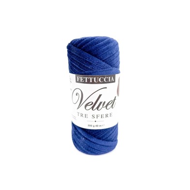 Fettuccia "Velvet" Tre Sfere Rocca Velluto da 200 gr 90% Poliestere 10% Elastan