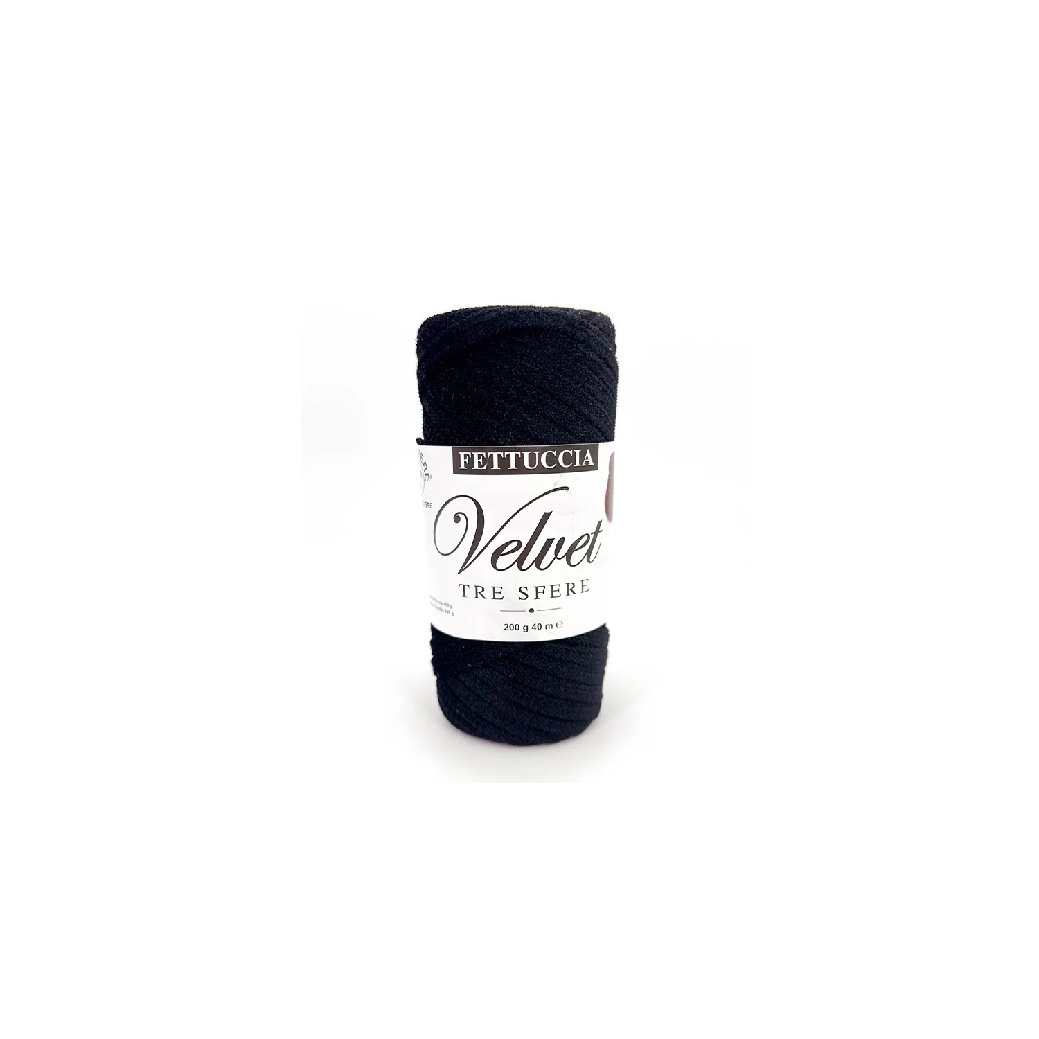 Fettuccia "Velvet" Tre Sfere Rocca Velluto da 200 gr 90% Poliestere 10% Elastan