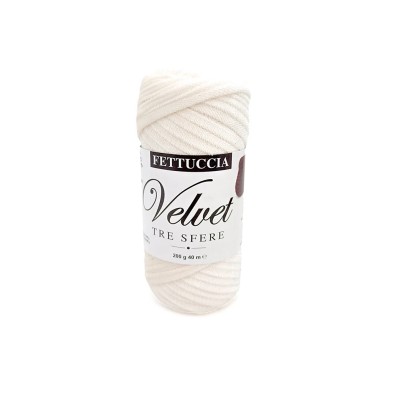 Fettuccia "Velvet" Tre Sfere Rocca Velluto da 200 gr 90% Poliestere 10% Elastan