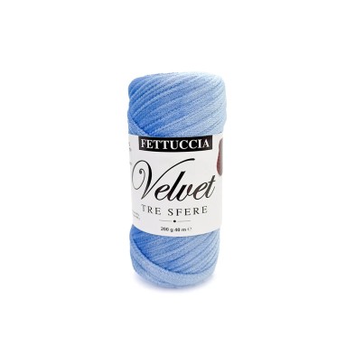 Fettuccia "Velvet" Tre Sfere Rocca Velluto da 200 gr 90% Poliestere 10% Elastan