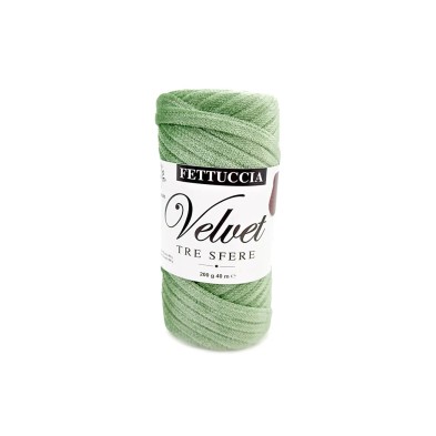 Fettuccia "Velvet" Tre Sfere Rocca Velluto da 200 gr 90% Poliestere 10% Elastan