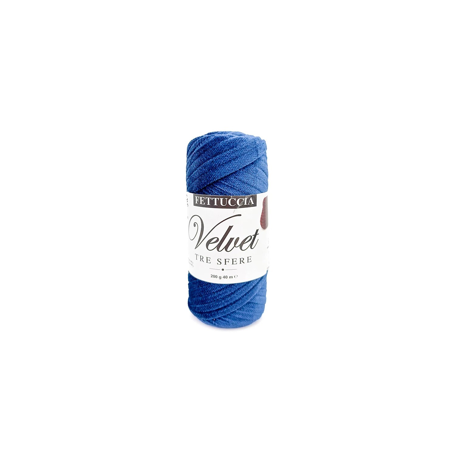 Fettuccia "Velvet" Tre Sfere Rocca Velluto da 200 gr 90% Poliestere 10% Elastan