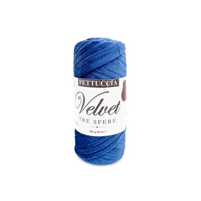 Fettuccia "Velvet" Tre Sfere Rocca Velluto da 200 gr 90% Poliestere 10% Elastan
