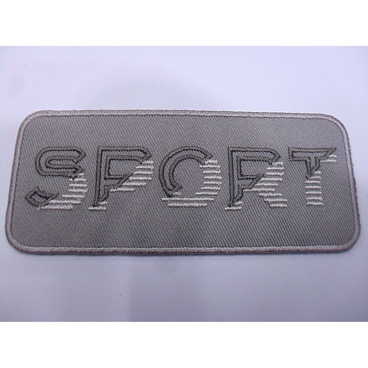 TOPPA PATCH RETTANGOLARE RICAMO SU TESSUTO "SPORT" TERMO O CUCIRE DIMENS. VARIE
