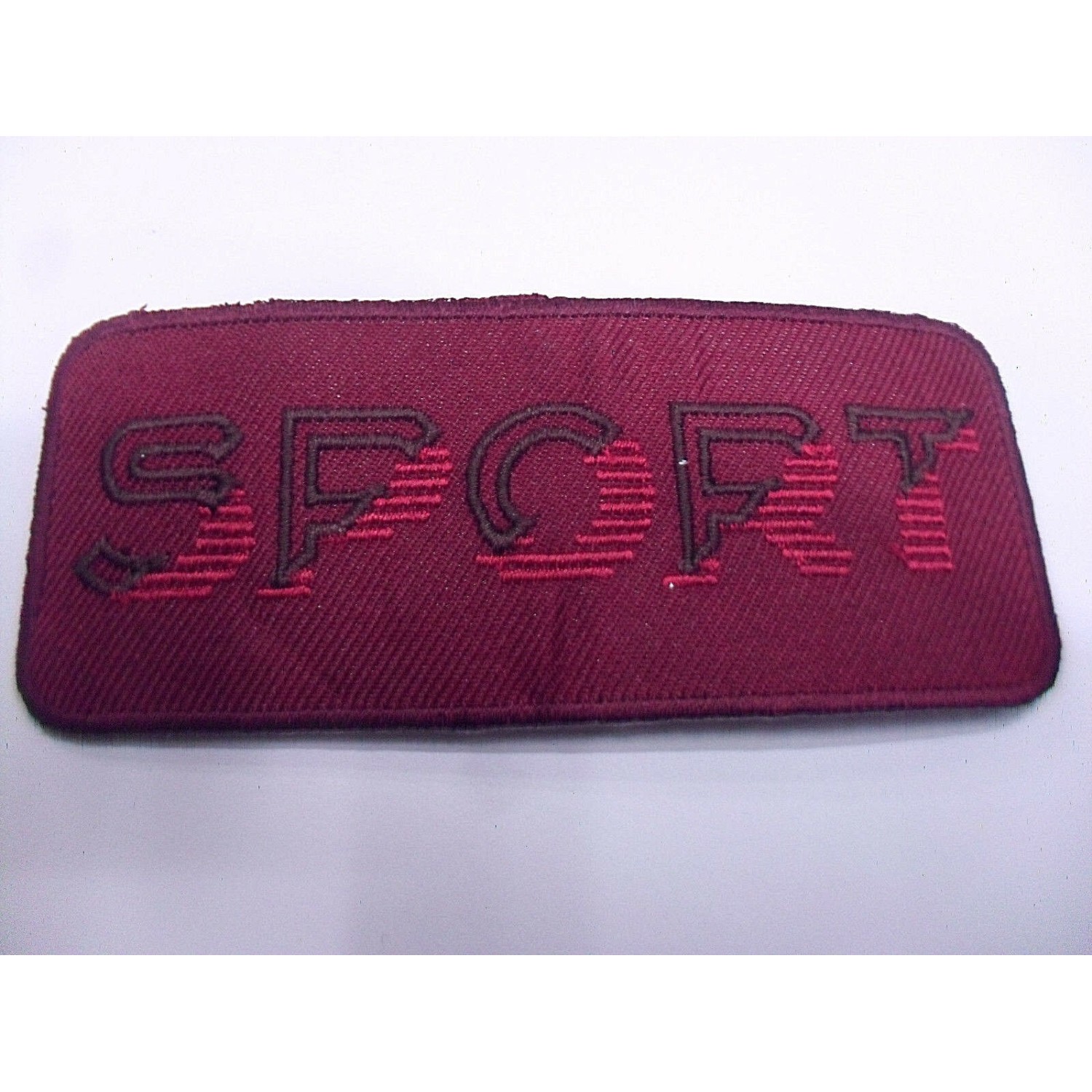 TOPPA PATCH RETTANGOLARE RICAMO SU TESSUTO "SPORT" TERMO O CUCIRE DIMENS. VARIE
