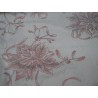 TESSUTO TOVAGLIATO O DECORO DOUBLE FACE LAMINATO PANNA/ROSSO H. 180 cm. 50 cm.