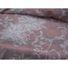 TESSUTO TOVAGLIATO O DECORO DOUBLE FACE LAMINATO PANNA/ROSSO H. 180 cm. 50 cm.