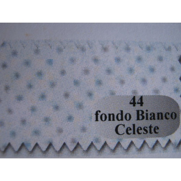 TESSUTO POIS PICCOLI IN PURO COTOTONE. (peso gr. 146 mtl.) ALTEZZA 150 cm. 50 cm