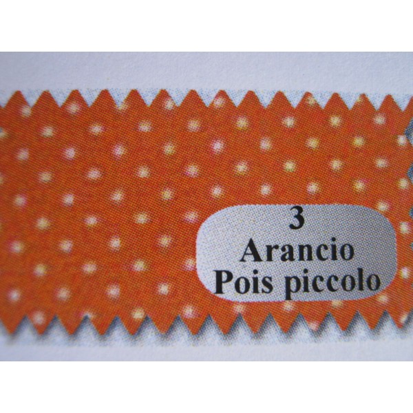 TESSUTO POIS PICCOLI IN PURO COTOTONE. (peso gr. 146 mtl.) ALTEZZA 150 cm. 50 cm