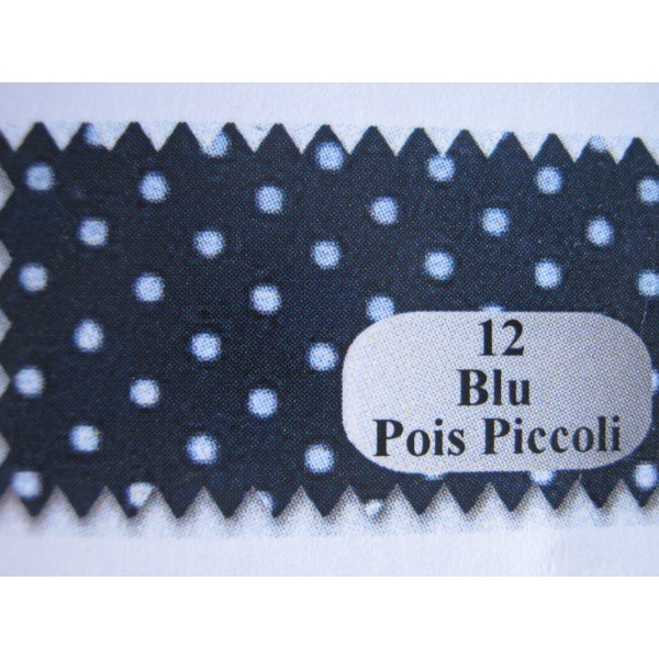 TESSUTO POIS PICCOLI IN PURO COTOTONE. (peso gr. 146 mtl.) ALTEZZA 150 cm. 50 cm