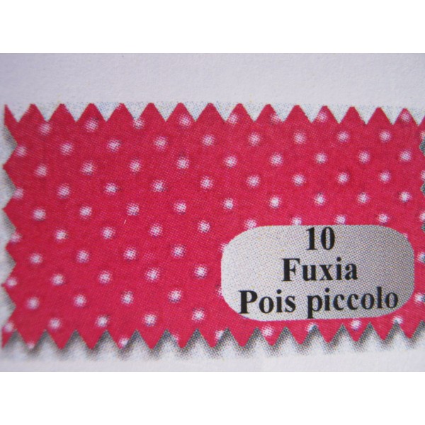 TESSUTO POIS PICCOLI IN PURO COTOTONE. (peso gr. 146 mtl.) ALTEZZA 150 cm. 50 cm
