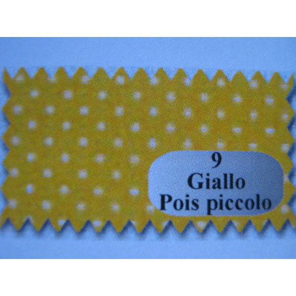 TESSUTO POIS PICCOLI IN PURO COTOTONE. (peso gr. 146 mtl.) ALTEZZA 150 cm. 50 cm