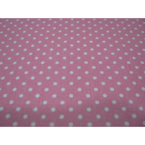 TESSUTO POIS PICCOLI IN PURO COTOTONE. (peso gr. 146 mtl.) ALTEZZA 150 cm. 50 cm