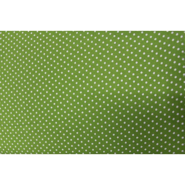 TESSUTO POIS PICCOLI IN PURO COTOTONE. (peso gr. 146 mtl.) ALTEZZA 150 cm. 50 cm