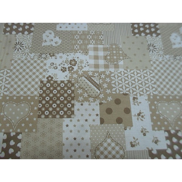 TESSUTO PERCALLE TEDDY 100% COTONE (gr. 180 mtl.) H. 150 cm. X 50 cm