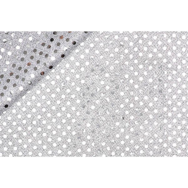 TESSUTO PAILLETTES LAMINATO IDEALE PER ABITI COSTUMI E VARIE 1MT.