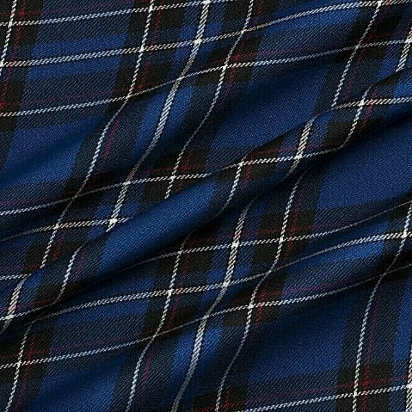 TESSUTO KILT SCOZZESE TARTAN H. 150 cm. POLIESTERE 65% - VISCOSA 35% 50 cm.
