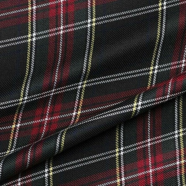 TESSUTO KILT SCOZZESE TARTAN H. 150 cm. POLIESTERE 65% - VISCOSA 35% 50 cm.