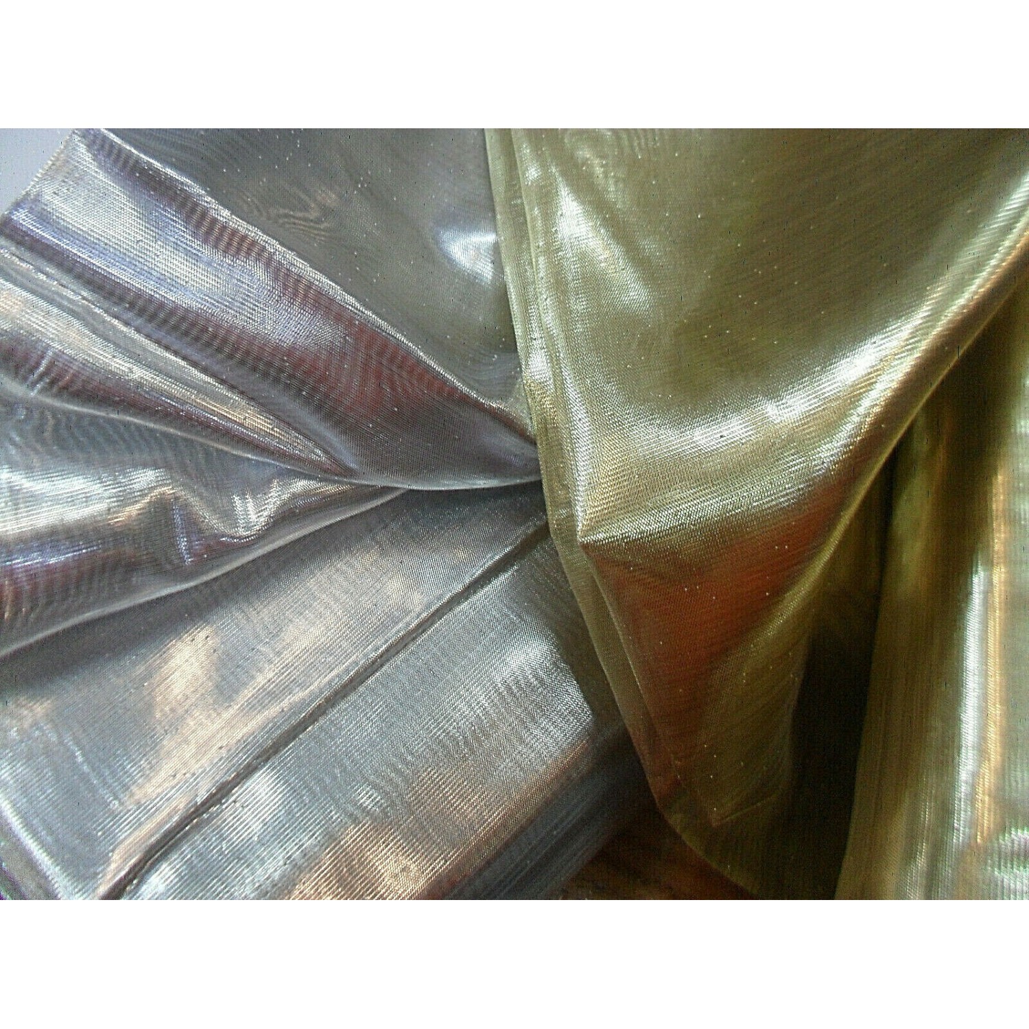 TESSUTO GIANDUIA LUREX H. 150 CM. IDEALE X ADDOBBI, DECOR. E VARIE 1 MT.