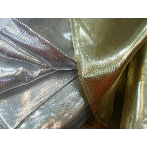 TESSUTO GIANDUIA LUREX H. 150 CM. IDEALE X ADDOBBI, DECOR. E VARIE 1 MT.