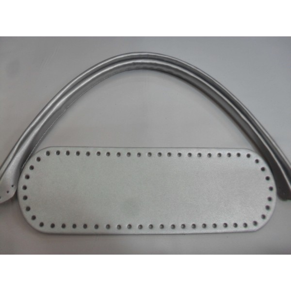 SET MANICI TUBOLARI 52 CM. E FONDO PER BORSA ECOPELLE FONDO 30X10 CM VARI COLORI