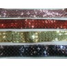 PASSAMANERIA MODA BORDURA PAILLETTES ALTEZZA CIRCA 30 mm. 1 METRO
